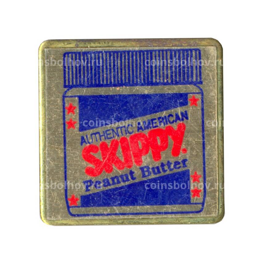 Значок рекламный Skippy