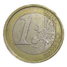 Монета 1 евро 2007 года Италия (реверс)