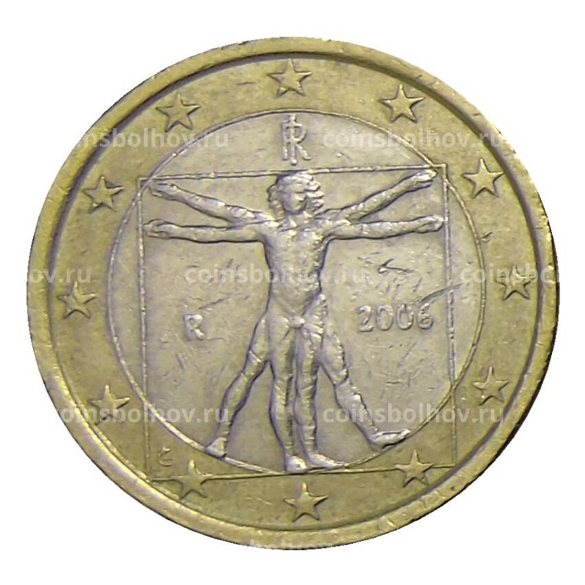 Монета 1 евро 2006 года Италия