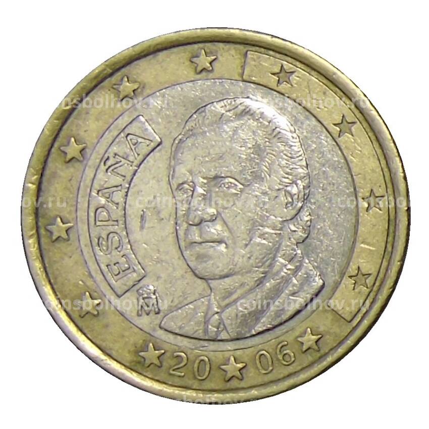 Монета 1 евро 2006 года Испания (вид 2)