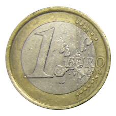 Монета 1 евро 2002 года Италия (реверс)