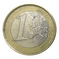 Монета 1 евро 2002 года Германия (реверс)