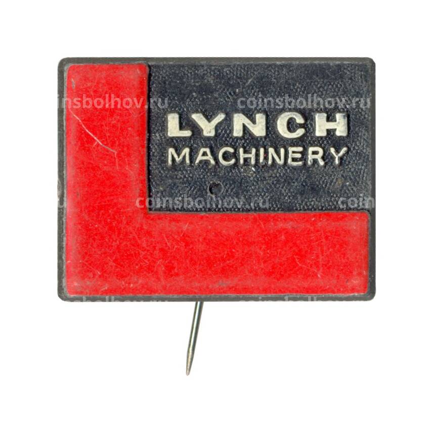 Значок рекламный Lynch Machinery (Великобритания)
