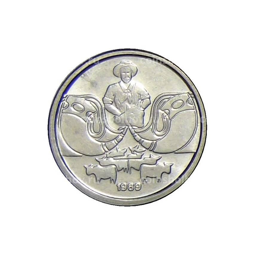 Монета 1 сентаво 1989 года Бразилия (вид 2)