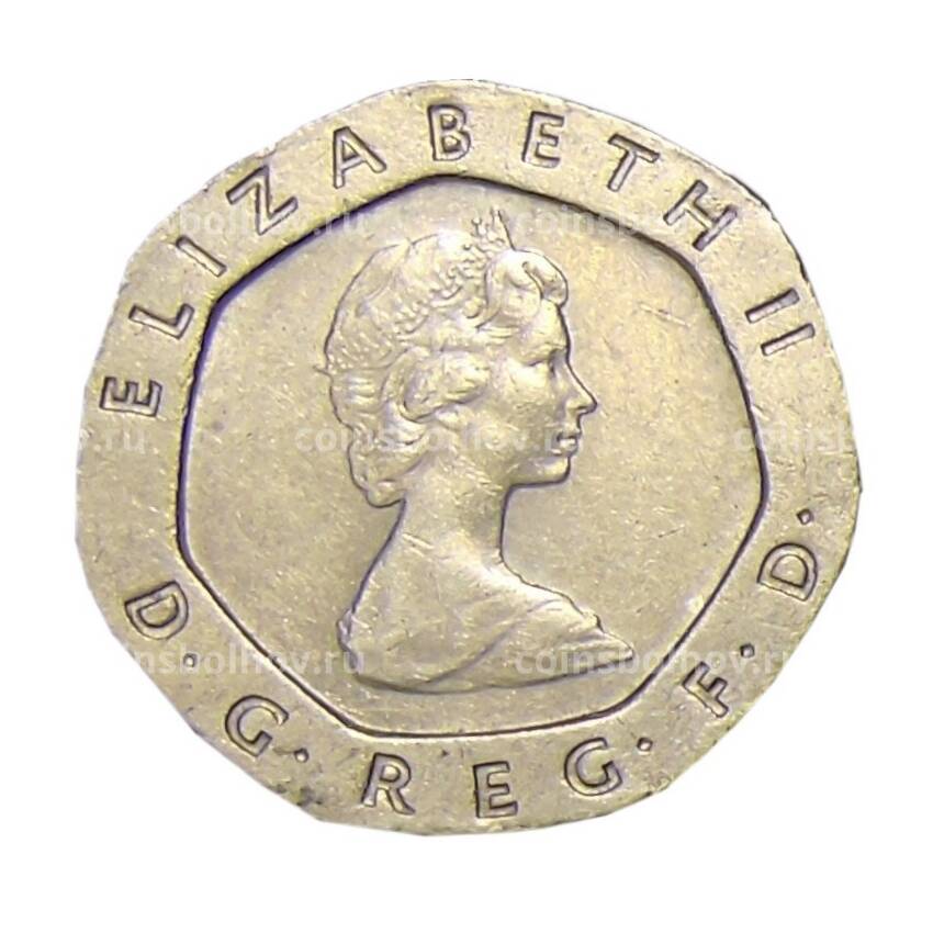 Монета 20 пенсов 1983 года Великобритания (вид 2)