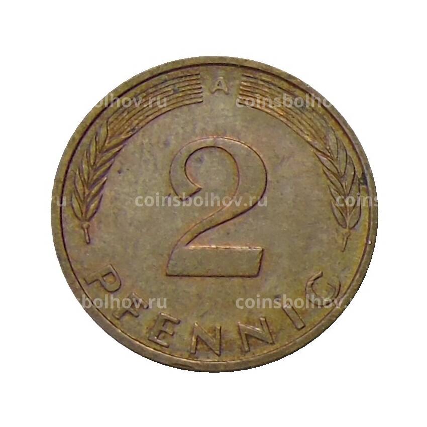 Монета 2 пфеннига 1991 года A Германия (вид 2)