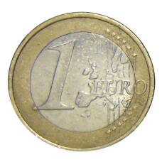 Монета 1 евро 2002 года D Германия (реверс)