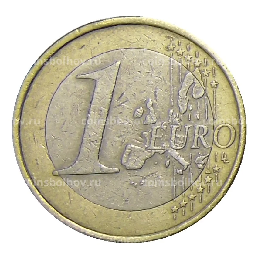 Монета 1 евро 2002 года G Германия (вид 2)