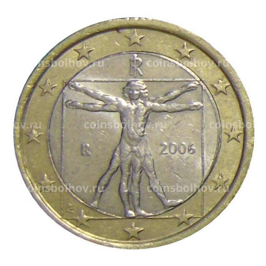 Монета 1 евро 2006 года Италия