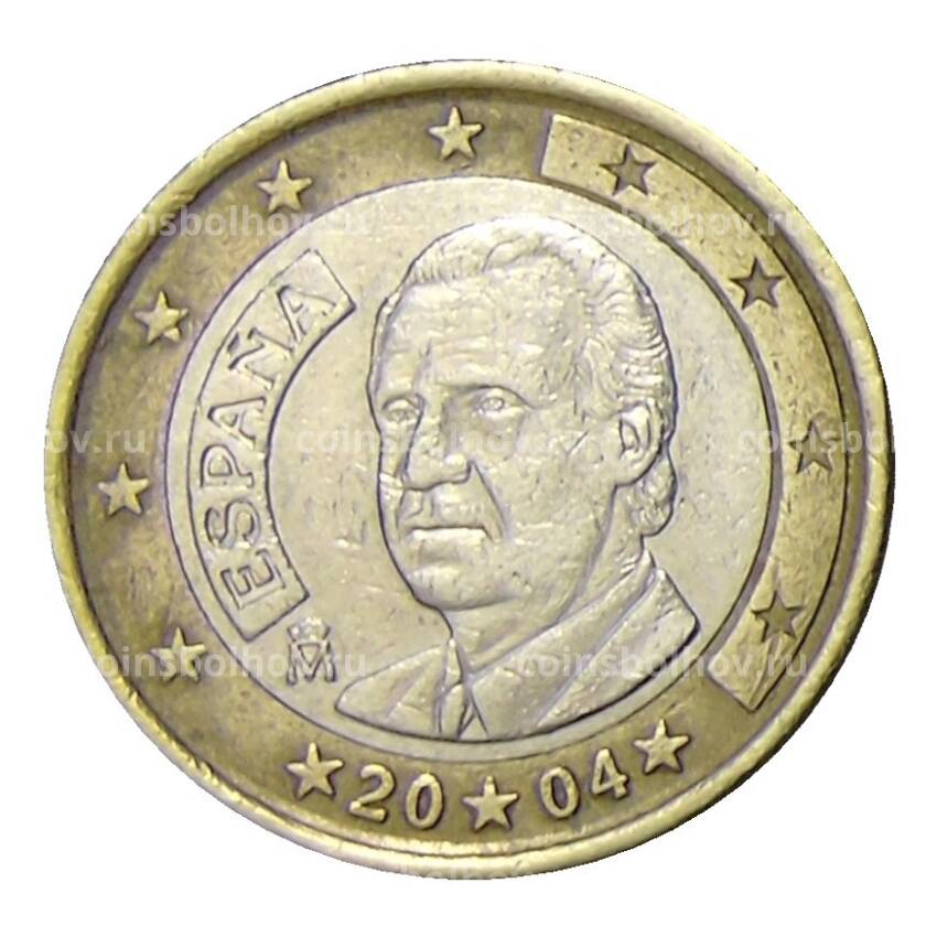 Монета 1 евро 2004 года Испания