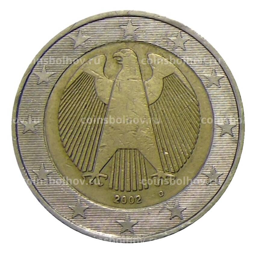 Монета 2 евро 2002 года D Германия