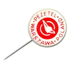 Значок рекламный PEZETEL (Польша)