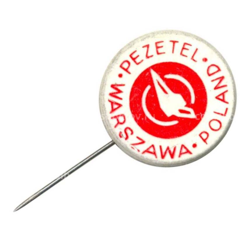 Значок рекламный PEZETEL (Польша)