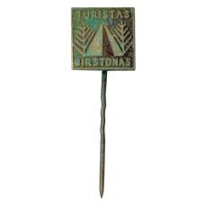 Значок Бирштонас — Турист (аверс)