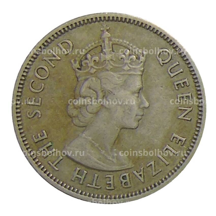 Монета 20 центов 1961 года Малайя (вид 2)