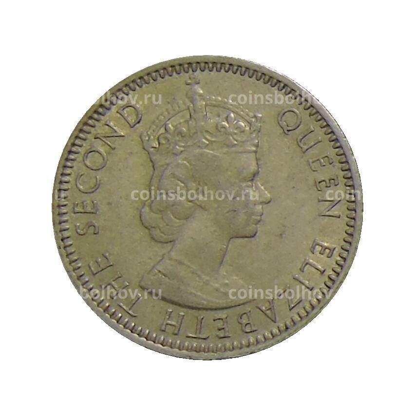 Монета 10 центов 1960 года  Малайя и Британское Борнео (вид 2)
