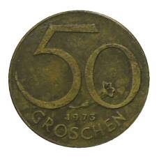 Монета 50 грошей 1973 года Австрия (аверс)