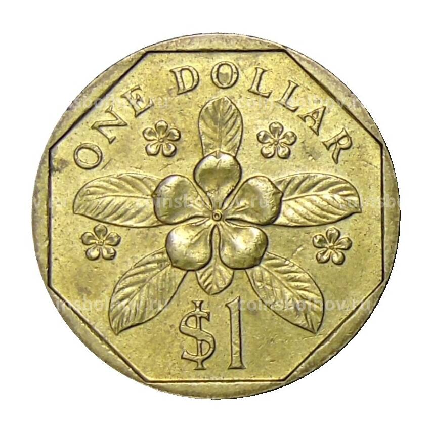 Монета 1 доллар 1987 года Сингапур
