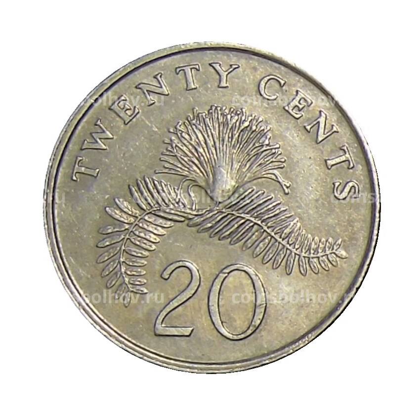 Монета 20 центов 1986 года Сингапур (вид 2)