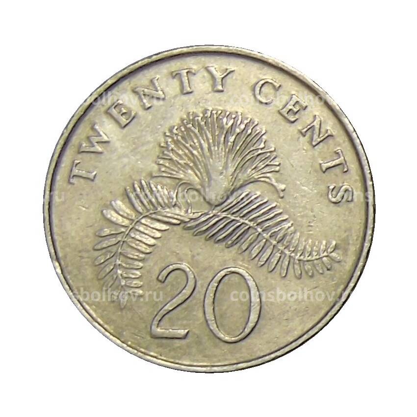 Монета 20 центов 1987 года Сингапур (вид 2)