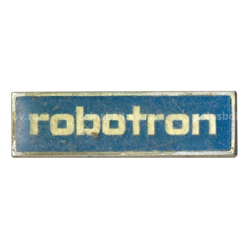 Значок рекламный Robotron (Восточная Германия)
