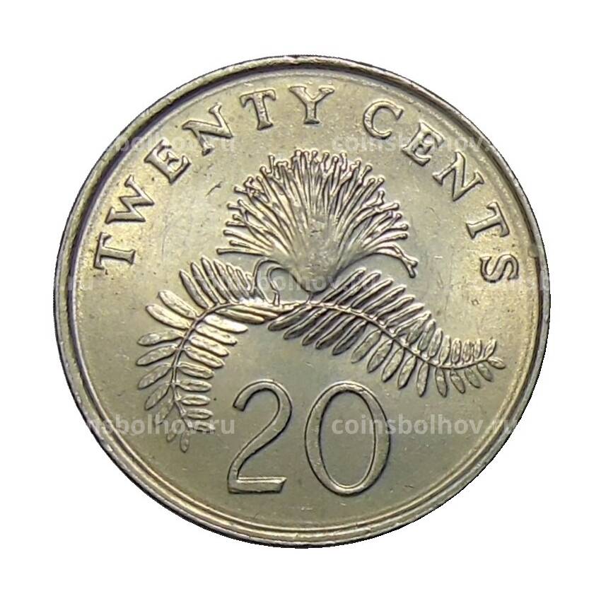 Монета 20 центов 1989 года Сингапур (вид 2)