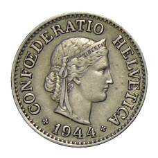 Монета 10 раппенов 1944 года Швейцария (аверс)