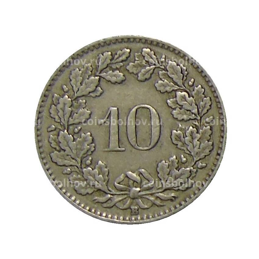 Монета 10 раппенов 1931 года Швейцария (вид 2)