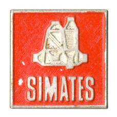 Значок рекламный Simates