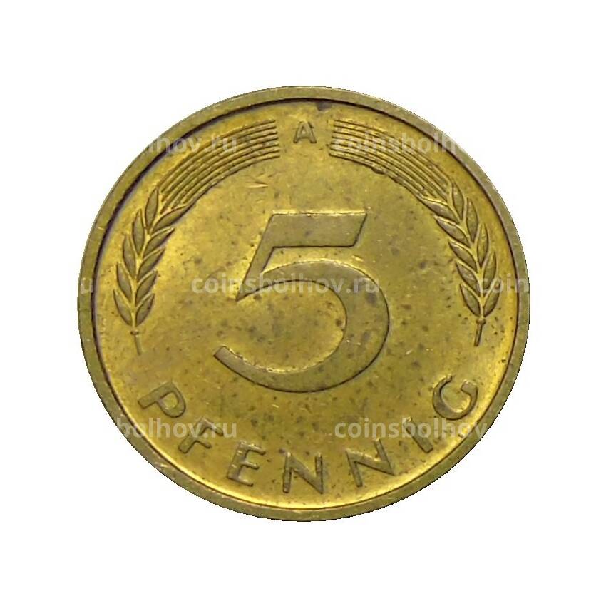 Монета 5 пфеннигов 1991 года A Германия (вид 2)