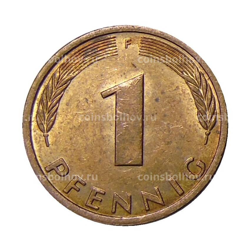Монета 1 пфенниг 1983 года F Германия (вид 2)