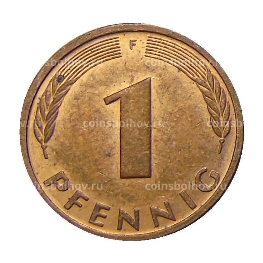Монета 1 пфенниг 1992 года F Германия (вид 2)
