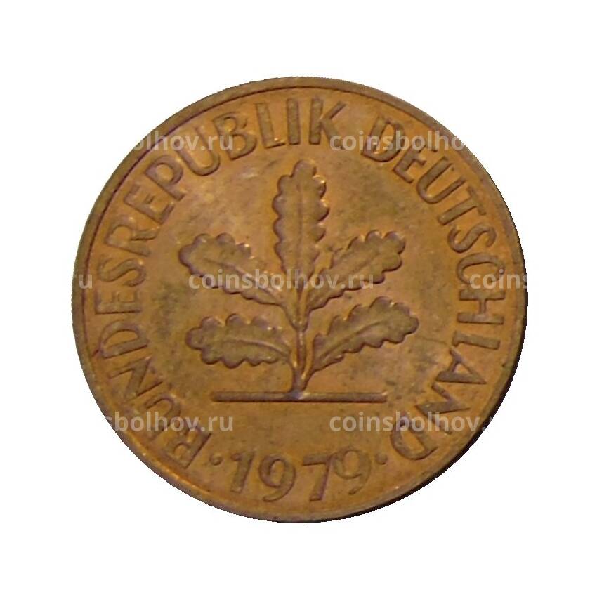 Монета 2 пфеннига 1979 года J Германия