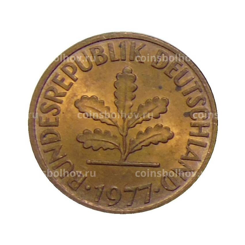 Монета 2 пфеннига 1977 года F Германия