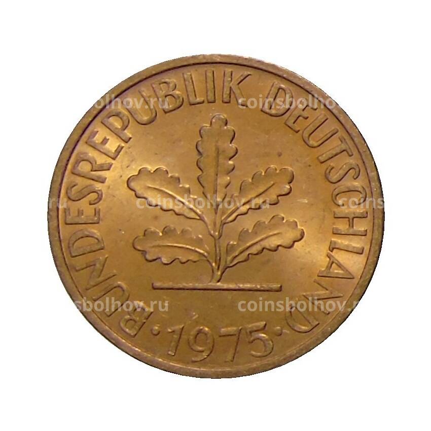 Монета 2 пфеннига 1975 года F Германия