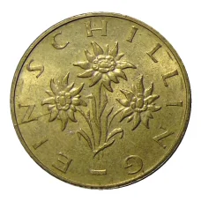 Монета 1 шиллинг 1991 года Австрия (реверс)