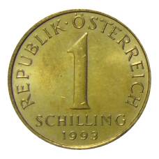 Монета 1 шиллинг 1993 года Австрия (аверс)
