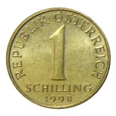 Монета 1 шиллинг 1998 года Австрия (аверс)