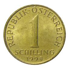 Монета 1 шиллинг 1998 года Австрия (аверс)