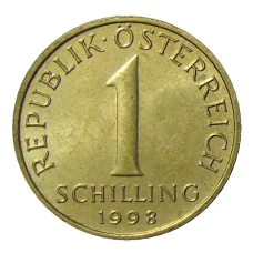Монета 1 шиллинг 1998 года Австрия (аверс)