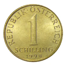 Монета 1 шиллинг 1998 года Австрия (аверс)