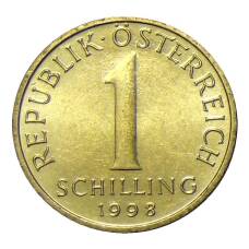 Монета 1 шиллинг 1998 года Австрия (аверс)