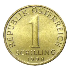 Монета 1 шиллинг 1998 года Австрия (аверс)