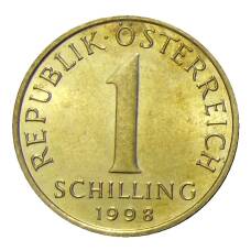 Монета 1 шиллинг 1998 года Австрия (аверс)
