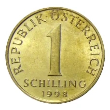 Монета 1 шиллинг 1998 года Австрия (аверс)