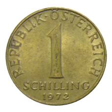Монета 1 шиллинг 1972 года Австрия (аверс)