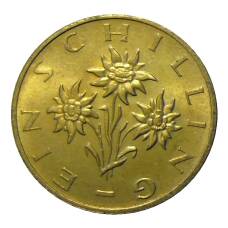 Монета 1 шиллинг 1989 года Австрия (реверс)