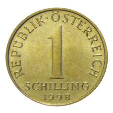 Монета 1 шиллинг 1998 года Австрия (аверс)
