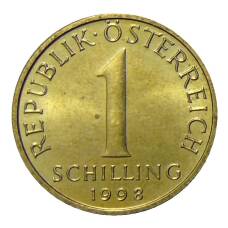 Монета 1 шиллинг 1998 года Австрия (аверс)