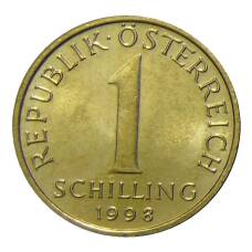 Монета 1 шиллинг 1998 года Австрия (аверс)